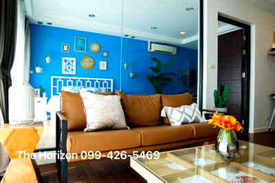 คอนโดให้เช่า :  ห้องใหม่  50 ตารางเมตร  วิวทะเลบางแสน เดอะ ฮอไรซอน บางแสน 099-426-5469