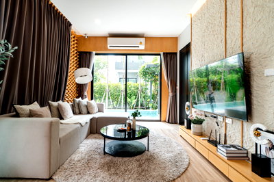 บ้านเดี่ยว ถนนกรุงเทพ-ชลบุรี มอเตอร์เวย์ : Altitude Forest Onnut-Latkrabang 3 bedrooms, for sale
