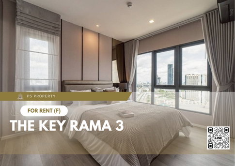 ให้เช่า 📍 The Key Rama 3 📍 เฟอร์นิเจอร์และเครื่องใช้ไฟฟ้าครบ ใกล้ BRT สถานีเจริญราษฎร์