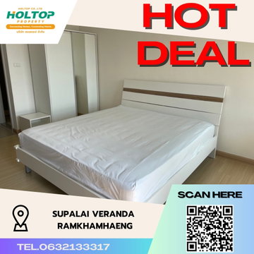 #S3547 For Rent Supalai Veranda Ramkhamhaeng