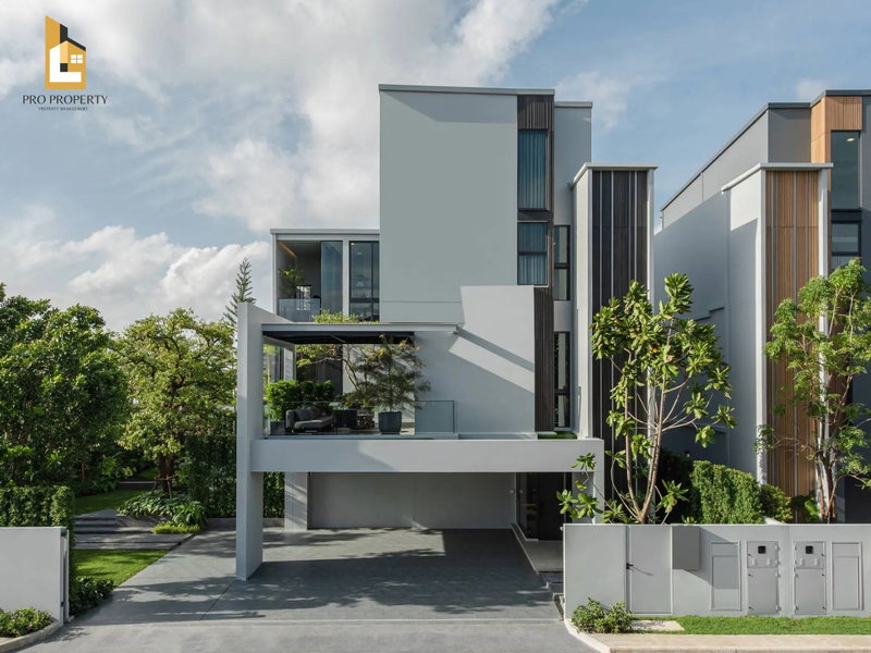 Houses for rent : For rent single house ( VIVE - Krungthep Kreetha )