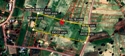 Land for sale :  Cheap Land for Sale – 21 Rai 1 Ngan 4 Sq. Wah in Lao Khwan, Kanchanaburi💰 Great opportunity at an affordable price!