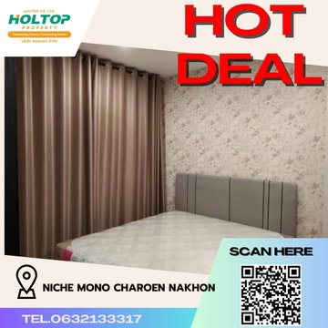 #R3723   ให้เช่าคอนโด Niche MONO Charoen Nakhon 