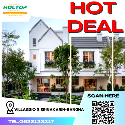 ทาวน์โฮมให้เช่า : #R3722  ให้เช่าบ้าน Villaggio 3 Srinakarin-Bangna