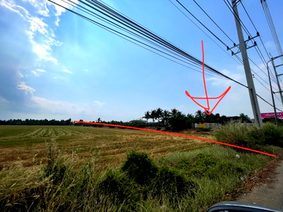 Land for sale : Land for Sale: 9 Rai 2 Ngan 40 Square Wah (approximately 15,360 sq.m.), located in Narapirom Subdistrict, Bang Len District, Nakhon Pathom Province."