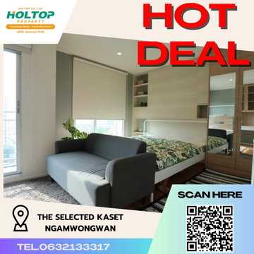 #R3745 Condo for rent The Selected Kaset-Ngamwongwan