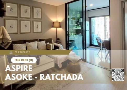 ให้เช่า ✨ Aspire Asoke - Ratchada ✨ เฟอร์นิเจอร์ และ เครื่องใช้ไฟฟ้าครบ ใกล้ MRT พระราม 9