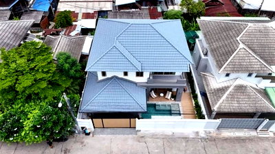 บ้านเดี่ยว สถาบันเทคโนโลยีไทย-ญี่ปุ่น : LTH12359 – Pool Villa House FOR SALE in Soi Onnut 25 Size 54 SQ.W 260 SQ.M 3 Beds 4 Baths Near BTS Onnut Station ONLY 14.49 MB