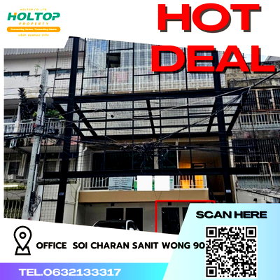 Home office for rent : #R3774 Office for rent Soi Charan Sanit Wong 90