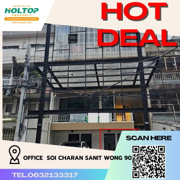 #R3774 ให้เช่าออฟฟิศ Soi Charan Sanit Wong 90