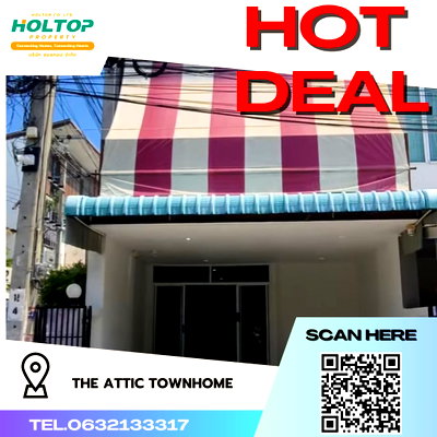 Townhouses for rent Chaeng Watthana-Pak Kret 28 Station : #R3756 House for rent The Attic Townhome
