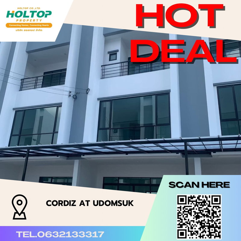 Townhouses for rent : #S3579 For Rent Cordiz At Udomsuk