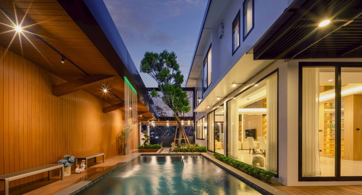 รูป ขายบ้านพูลวิลล่าโมเดิร์นลักชูรี 4 ห้องนอน ใจกลางเมือง โซนวัดเกต สุดยอดของทำเลและความสะดวกสบาย มาพร้อมฟังก์ชันบ้านที่ตอบโจทย์ทุกไลฟ์สไตล์-SW002382 - รูปที่ 12/18