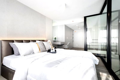 คอนโดให้เช่า : Ideo Charan 70 Riverview【𝐑𝐄𝐍𝐓】🔥ดีไซน์โมเดิร์น Minimal แต่งครบ Built-in สวย พร้อมสิ่งอำนวยความสะดวกครบ🔥 ติดต่อไลน์ไอดี: @hacondo