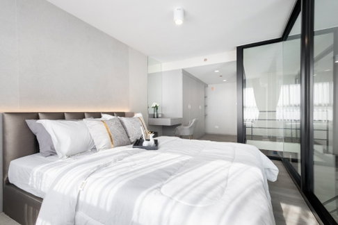 Ideo Charan 70 Riverview【𝐑𝐄𝐍𝐓】🔥ดีไซน์โมเดิร์น Minimal แต่งครบ Built-in สวย พร้อมสิ่งอำนวยความสะดวกครบ🔥 ติดต่อไลน์ไอดี: @hacondo