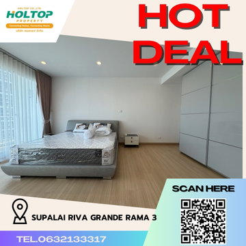 #R3830 ให้เช่าคอนโด Supalai Riva Grande Rama 3