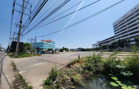 ให้ เช่าที่ดิน 6 ไร่ ติดถนนบางนา-ตราด ใกล้ทางด่วนและสนามบินสุวรรณภูมิ
