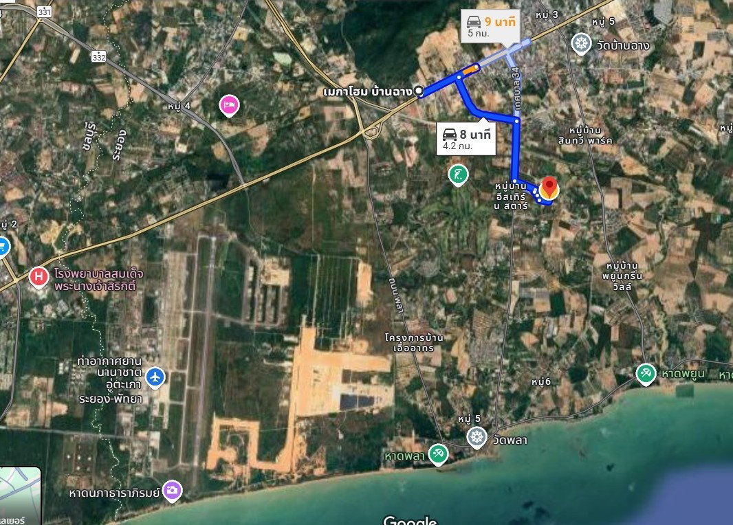 รูป ขายบ้านเดี่ยว 2 ชั้น เนื้อที่ขนาดใหญ่ 484 ตรว. บ้านฉาง ระยอง - รูปที่ 12/12