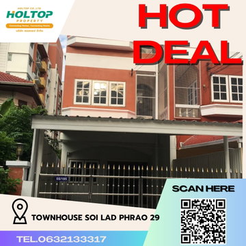 #R3922  House for rent Townhouse Soi Lad Phrao 29