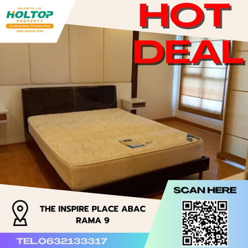 #S3631 ให้เช่า The Inspire Place Abac Rama9