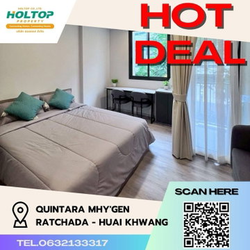 #Z192 ให้เช่าคอนโด QUINTARA MHy'GEN RATCHADA - HUAI KHWANG