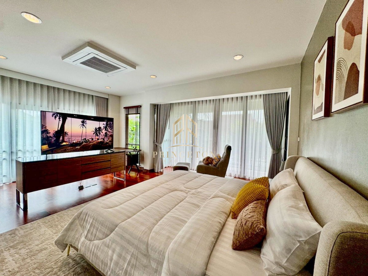 รูป ให้เช่าบ้านหรูหลังใหญ่ ใจกลางเกษตร–นวมินทร์ โครงการ อารียา สวนา 1 พร้อมสระว่ายน้ำส่วนตัว - รูปที่ 35/45