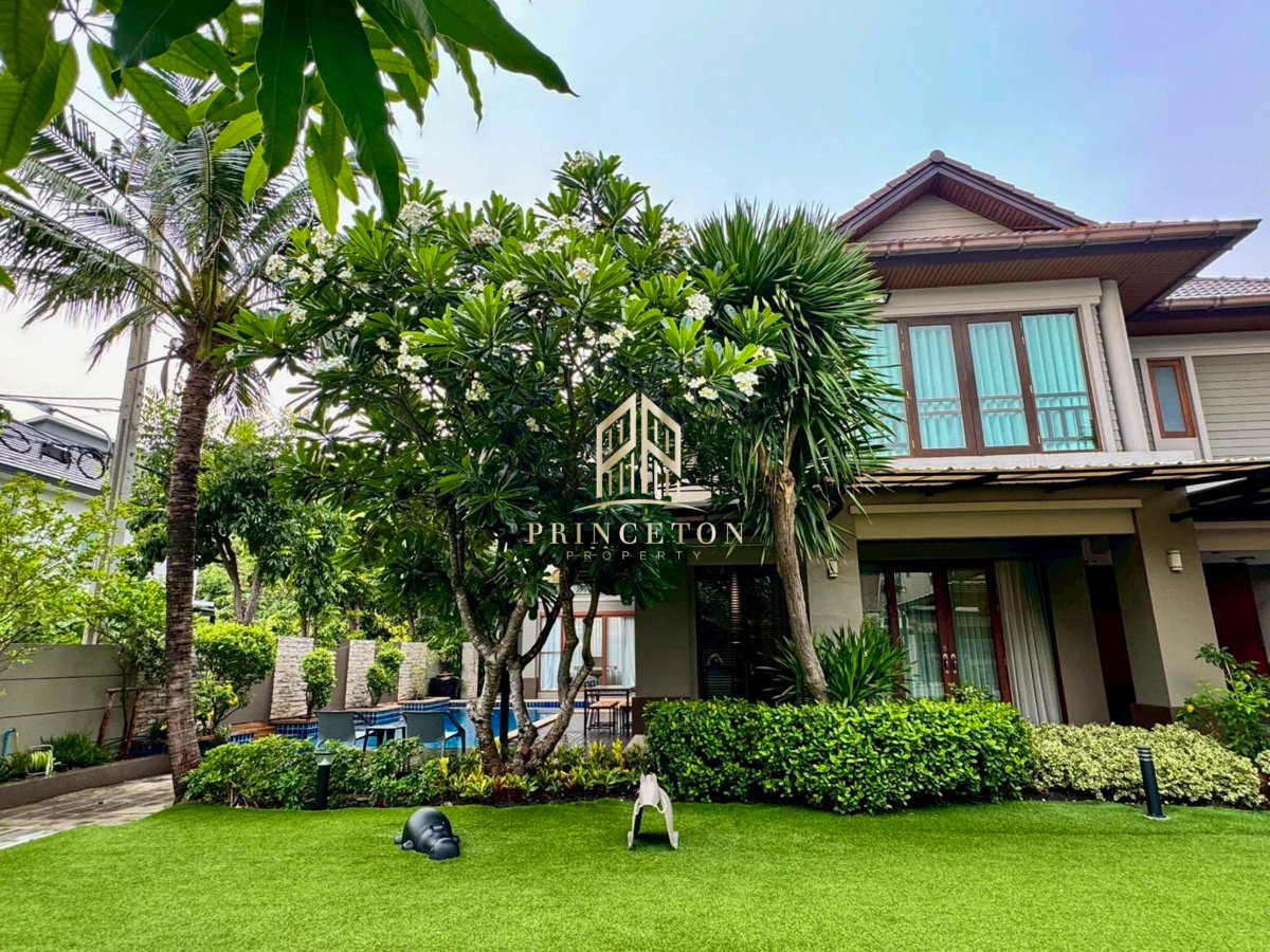 รูป ให้เช่าบ้านหรูหลังใหญ่ ใจกลางเกษตร–นวมินทร์ โครงการ อารียา สวนา 1 พร้อมสระว่ายน้ำส่วนตัว - รูปที่ 44/45