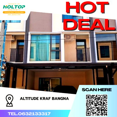 Townhouses for rent : #S3651 For Rent Altitude Kraf Bangna