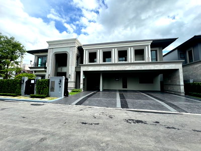 Houses for rent : Luxury detached house for rent  Grand Bangkok Boulevard Krungthepkritha🏠 (Grand Bangkok Boulevard Krungthepkritha)