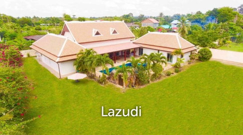 3 and a Half Rai | Land Plot with 2 Villas in Mabprachan