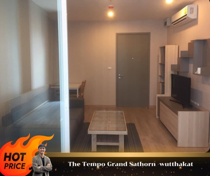 🔥The Tempo Grand Sathorn -Wutthakat🔥เฟอร์นิเจอร์ครบ ชั้นสูง//สอบถามเพิ่มเติมที่ LineID ;@thirdproperty