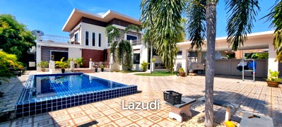 Houses for sale Khao Chi Chan : 4 Beds 5 Baths 500 SQ.M. Morden House with Pool