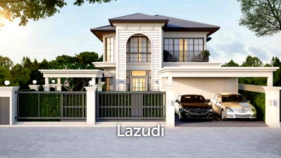 ขายบ้านเดี่ยว : 3 Beds 4 Baths 450 SQ.M Rungsii Village