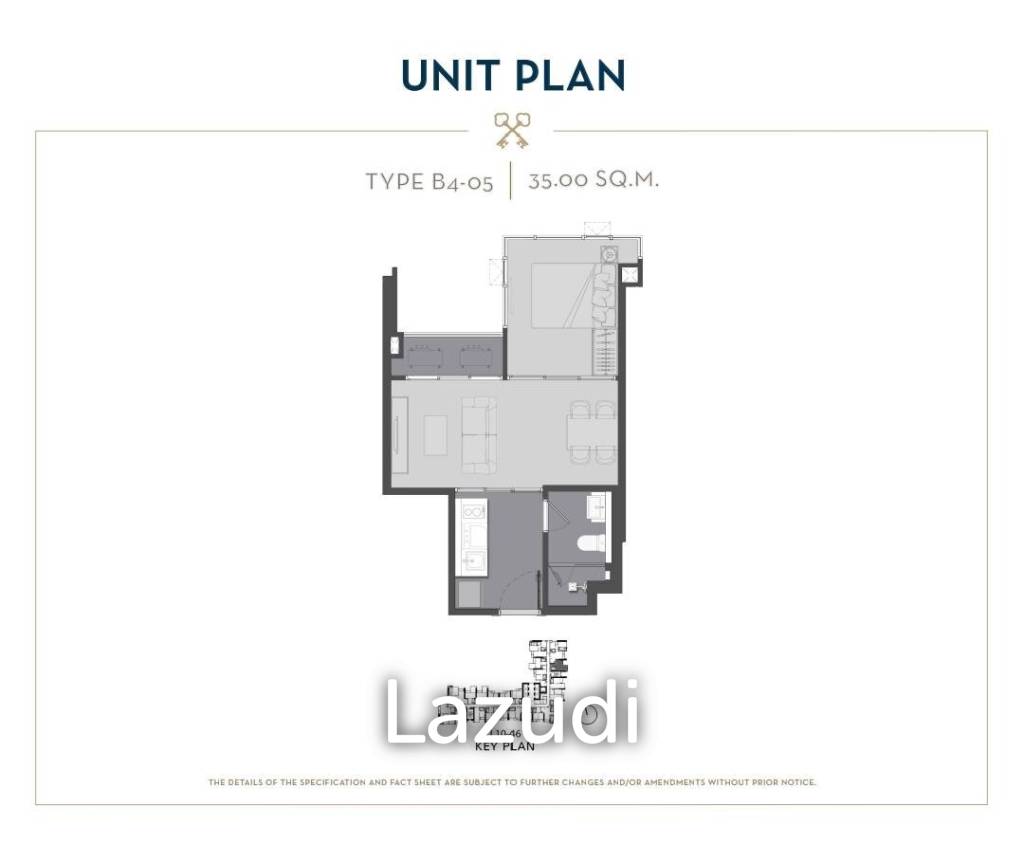 รูป 1Bed 1Bath 36 SQ.M The Address Siam-Ratchathewi - รูปที่ 1/1