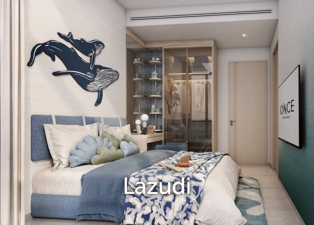 รูป 1 Bed 1 Bath 34.30 SQ.M. Once Wongamat - รูปที่ 2/3