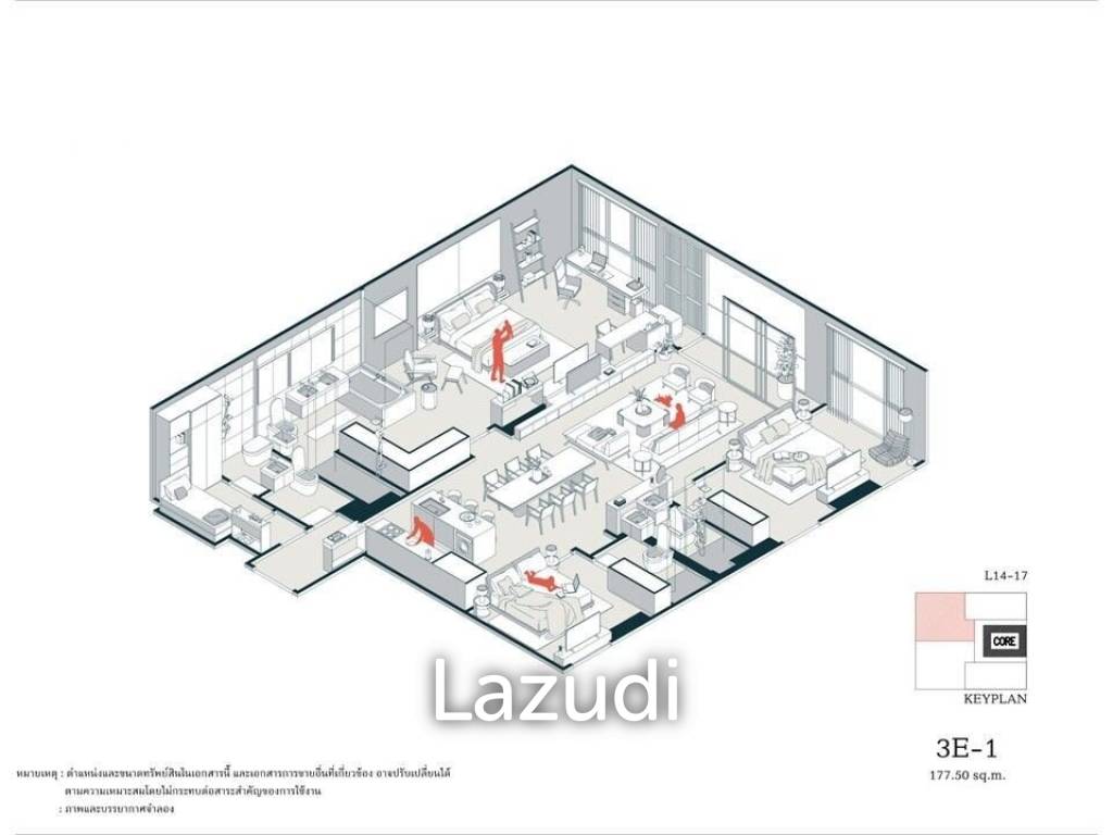 รูป 3 Bedroom 3 Bathroom 177.5 SQ.M. at Via Ari - รูปที่ 1/1