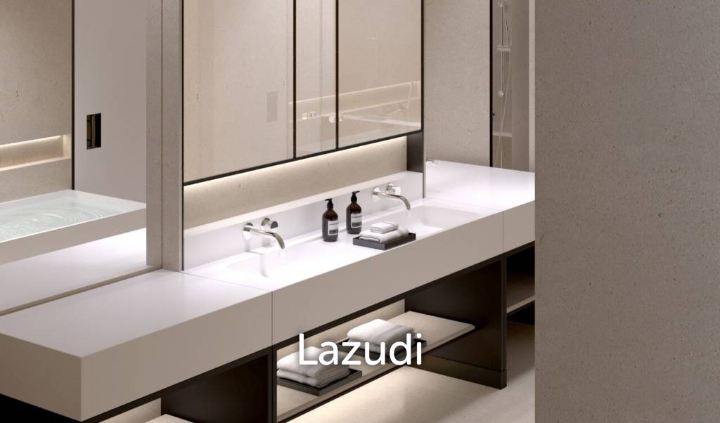 รูป [Bare Shell] Ultra-Luxury Duplex Condo at Eden Ekkamai - รูปที่ 6/7