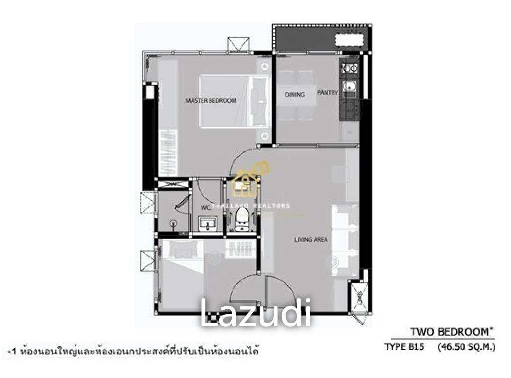 รูป 60.58 Sqm 2 Bed 2 Bath Condo for Sale - Rhythm Sathorn - Narathiwas - รูปที่ 21/26