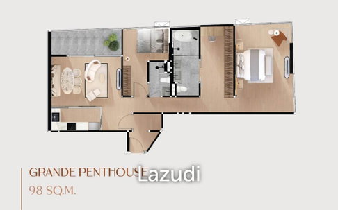 Luxury Condo in Bangkoks Aritier Penthouse Ari