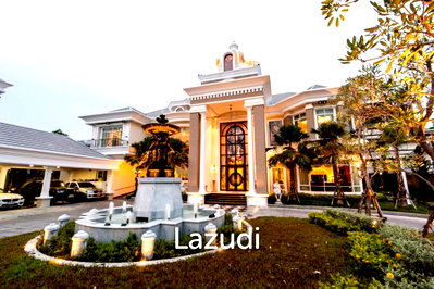 Houses for sale Pratunum : 5 Bed 6 Bath Luxury Mansion in Central Bangkok – 517 SQ.W. of Land, Pool, Office Buildin in Din Daeng District