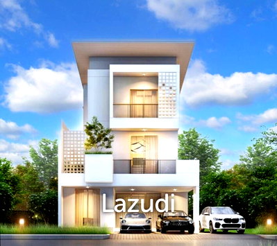 Houses for sale Suwannaphum International Airport : 4 Bed 4 Bath 230 SQ.M Nirvana Absolute Krungthep Kreetha