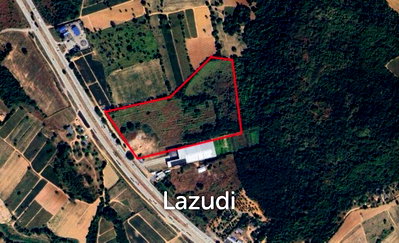 Land for sale Pornprapanimit Road : 45 Rai (72,000 SQ.M.) Land for Sale In Pong