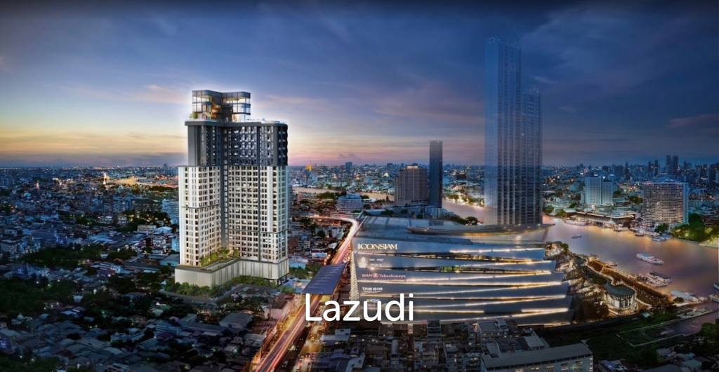 รูป 1 Bed 1 Bath 43 SQ.M Rhythm Charoennakhon Iconic - รูปที่ 2/8