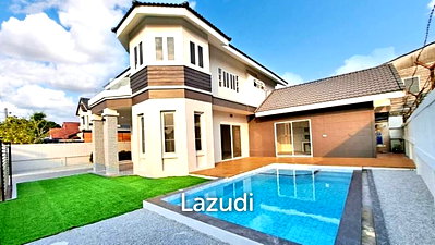 บ้านเดี่ยว พิพิธภัณฑ์ยางพารา  : 3 Beds 3 Baths 242 SQ.M. Suk Em Garden Home