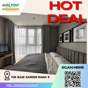 #R3959 ให้เช่าคอนโด THE BASE Garden Rama 9