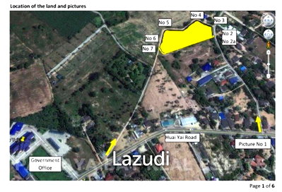 Land for sale Hui Yai Road  : Land For Sale Huay Yai