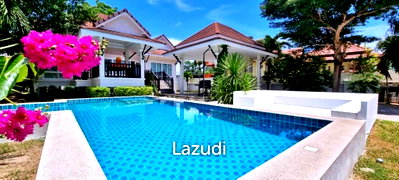Houses for sale Khao Chi Chan : 4 Bed Thai Modern Style House in Bangsaray