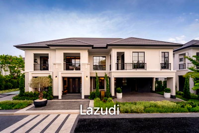 ขายบ้านเดี่ยว : 4 Bed 4 Bath 333 SQ.M The Palm Residences Watcharapol