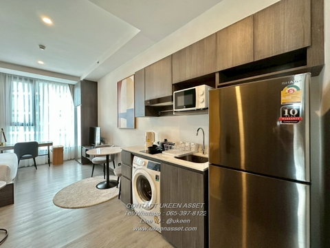 UK01-017 For rent Hampton Sriracha 1 Bed Studio, size 25 sq m.Free WiFi** Price 15,000 baht
