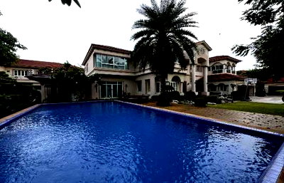 บ้านเดี่ยวให้เช่า : ให้ เช่าบ้านหรู พร้อมสระว่ายน้ำในบ้าน  Q House Avenue ราชพฤกษ์ - พระราม 5